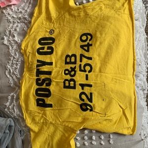 Post Malone merch Crop top